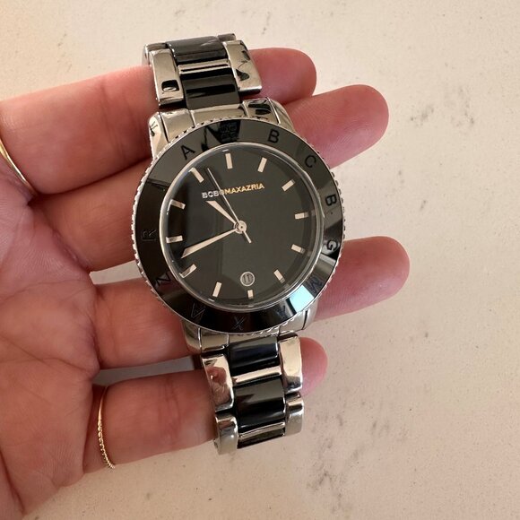 BCBG MAXAZRIA WOMENS TWO TONE WATCH - Picture 1 of 3